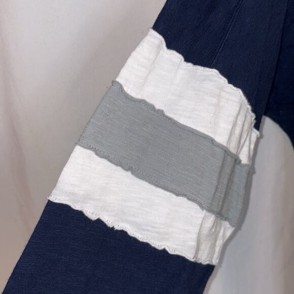 NFL x Tommy Hilfiger Cowboys football long sleeve T Shirt Sequined Size Medium - Picture 5 of 9